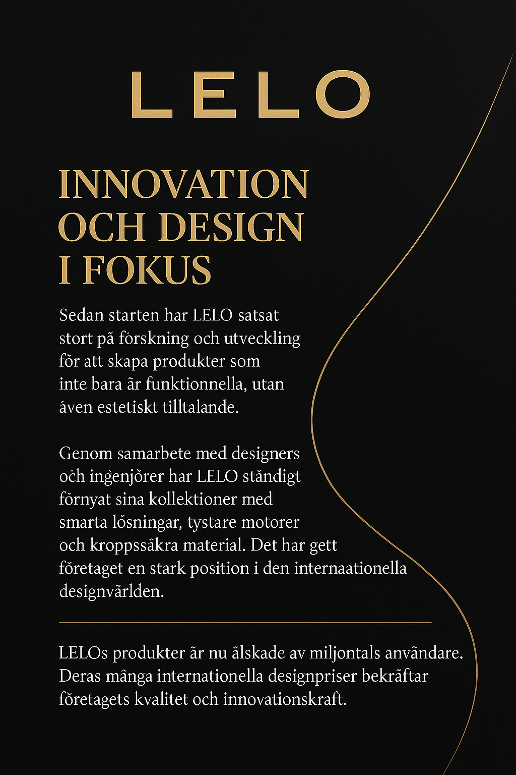 LELO - Global närvaro och innovativ vision i tre nyckelord